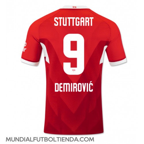 Camiseta Stuttgart Ermedin Demirovic #9 Segunda Equipación Replica 2024-25 mangas cortas